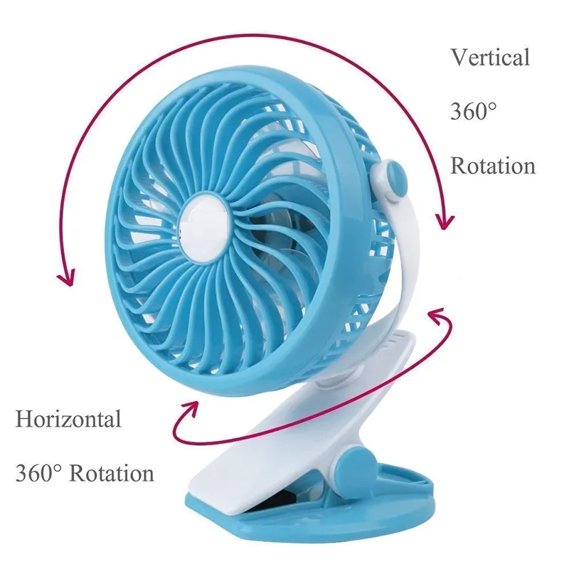 2-In-1 Portable Cooling Clip Fan F70-93-12