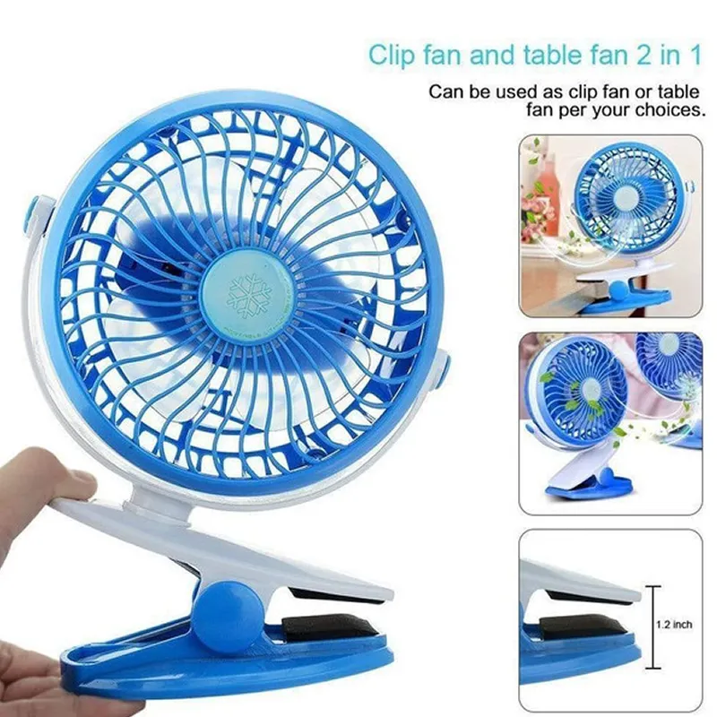 2-In-1 Portable Cooling Clip Fan F70-93-12