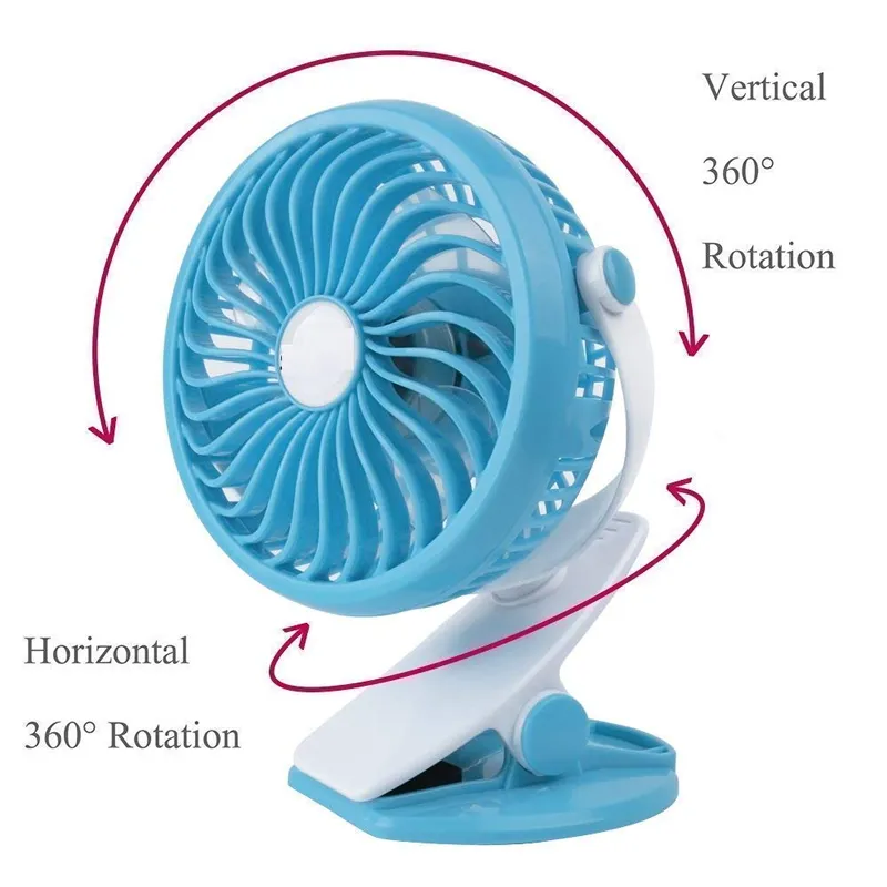 2-In-1 Portable Cooling Clip Fan F70-93-12