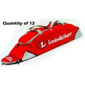 36" LOUISVILLE SLUGGER LOCKER BASEBALL BAT Little League Bag Holder Case RED GRAY Duffle