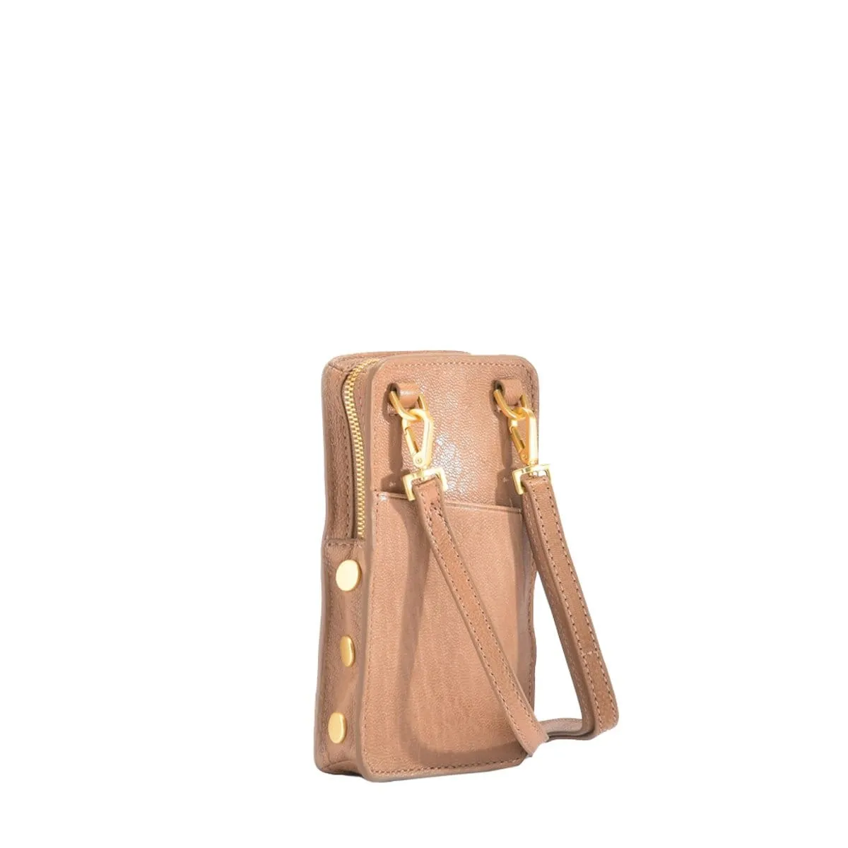 424 Wallet & Cell Phone Bag - Clay Glaze/Brushed Gold