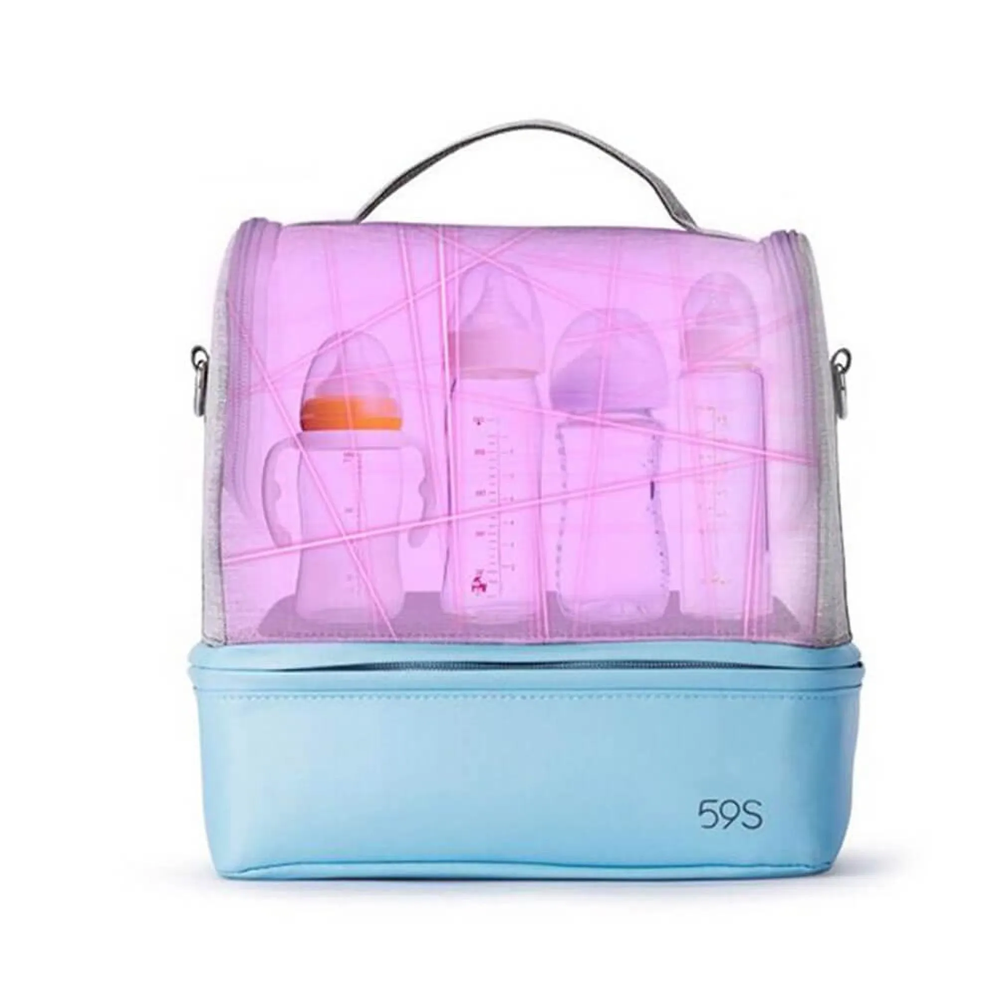 59S UV LED Sterilisation Mummy Bag - Pink