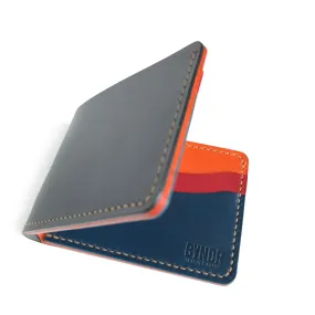 6-Pocket Billfold - Black   Orange   Red   navy