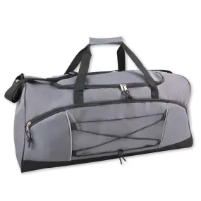 66cm Large Duffel Bag 58L Capacity - Grey