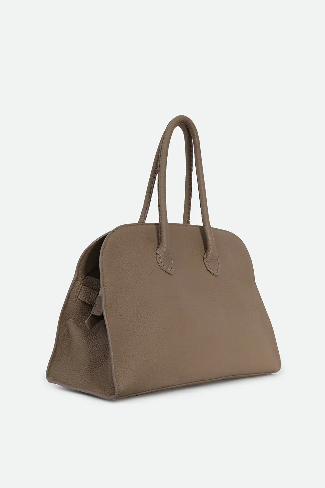 ARDEN HANDBAG IN FRENCH CALFSKIN TAUPE