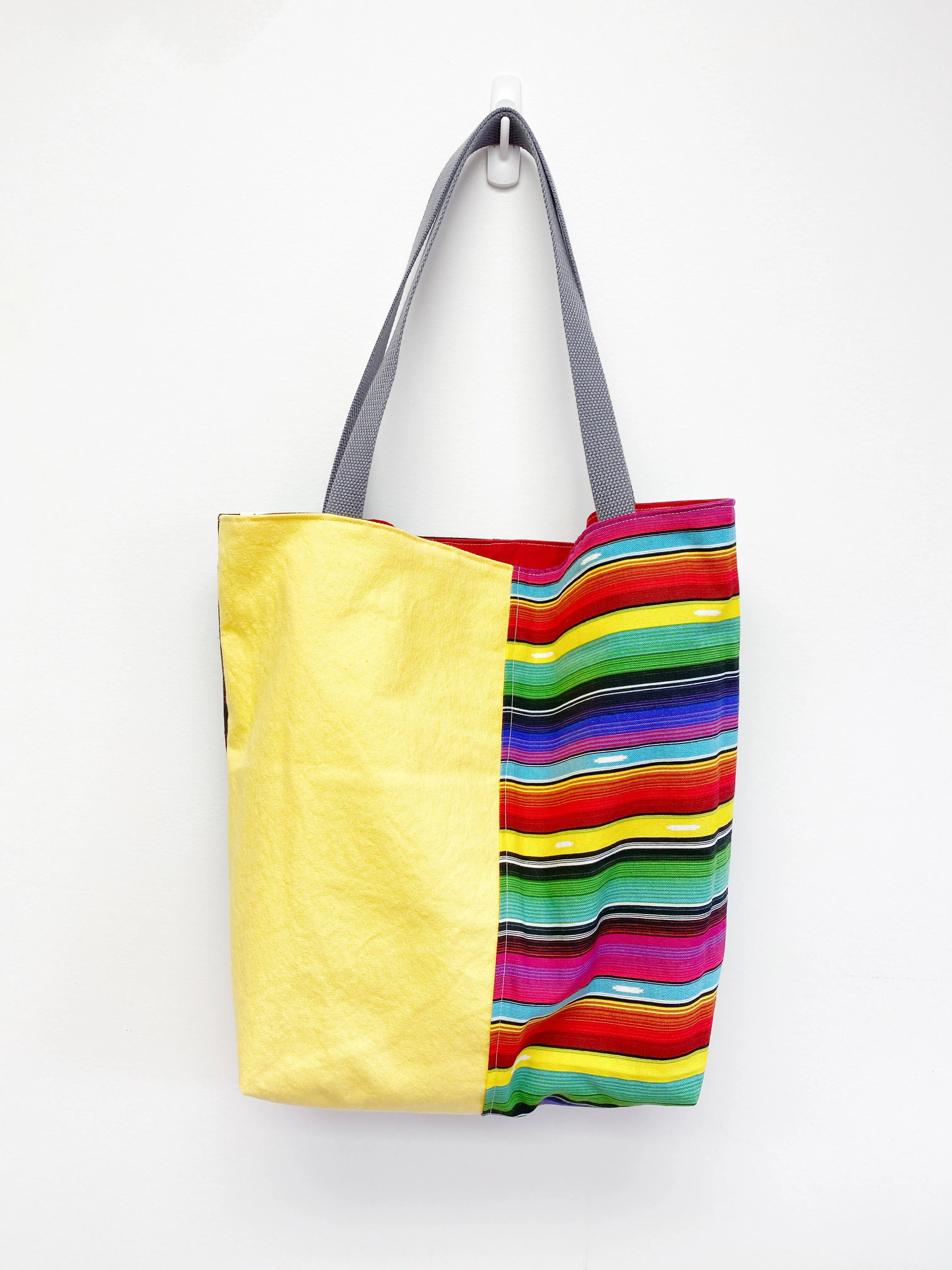 B57 Farmers Market Tote, Summer Market Bag, Reusable Grocery Bag, Eco-Friendly, Festival Bag