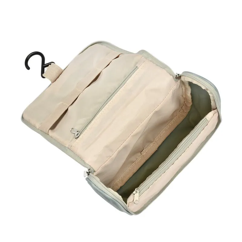 Béaba Toiletry Bag With Care Set | Sage Green