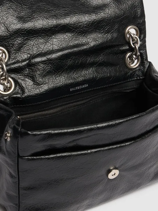 Balenciaga   Mini Monaco leather shoulder bag 