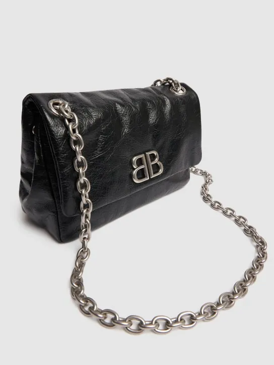 Balenciaga   Mini Monaco leather shoulder bag 