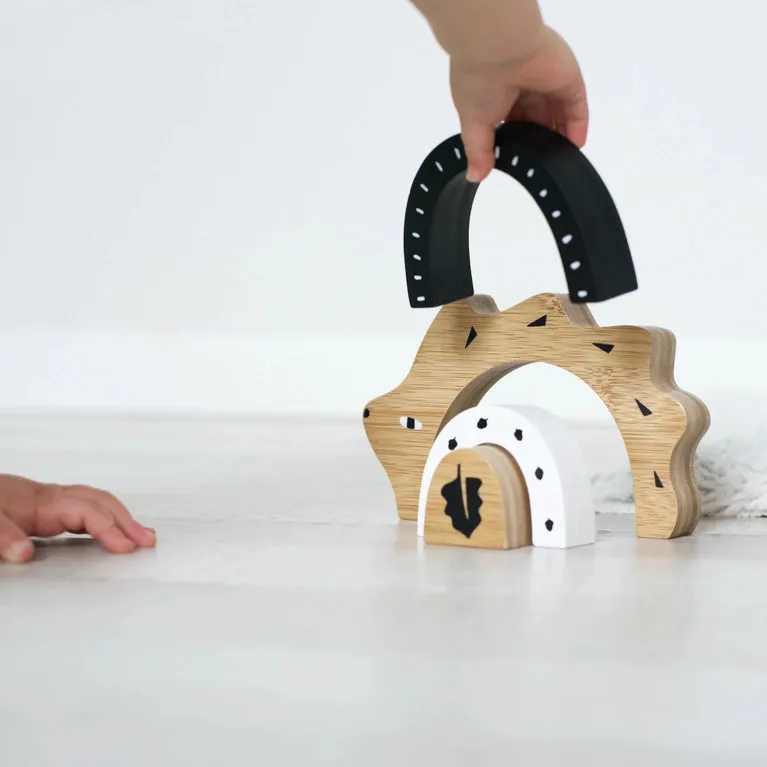 Bamboo Nesting Toy - Hedgehog