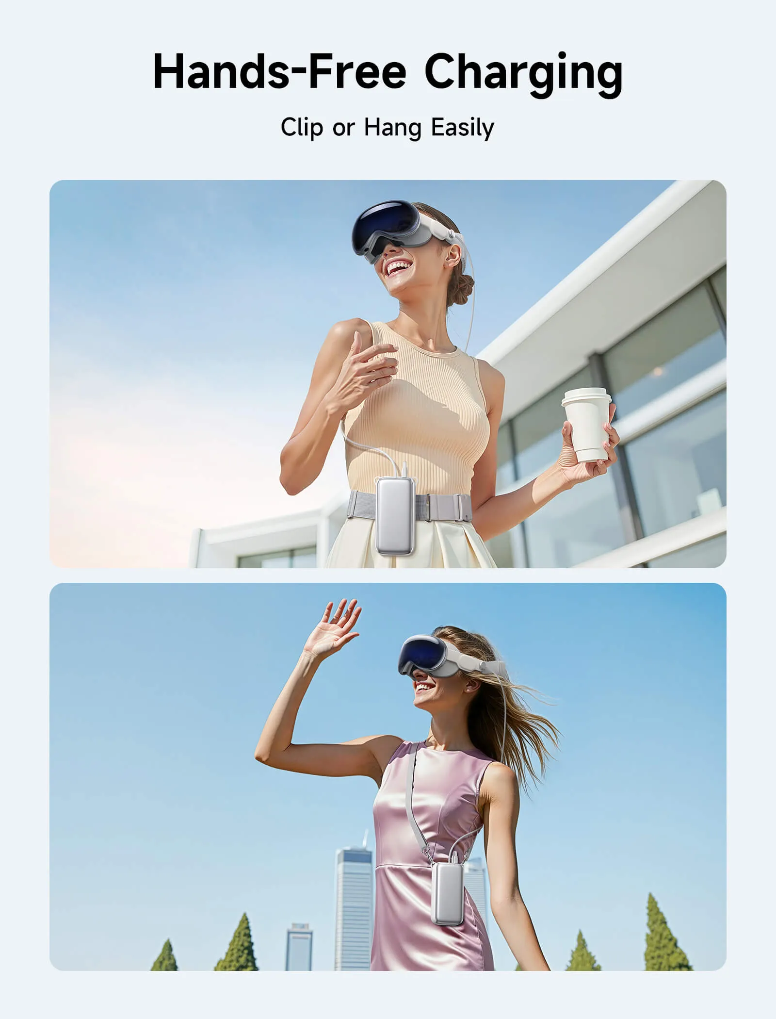 Battery Built-In Easy Carrier for Apple Vision Pro