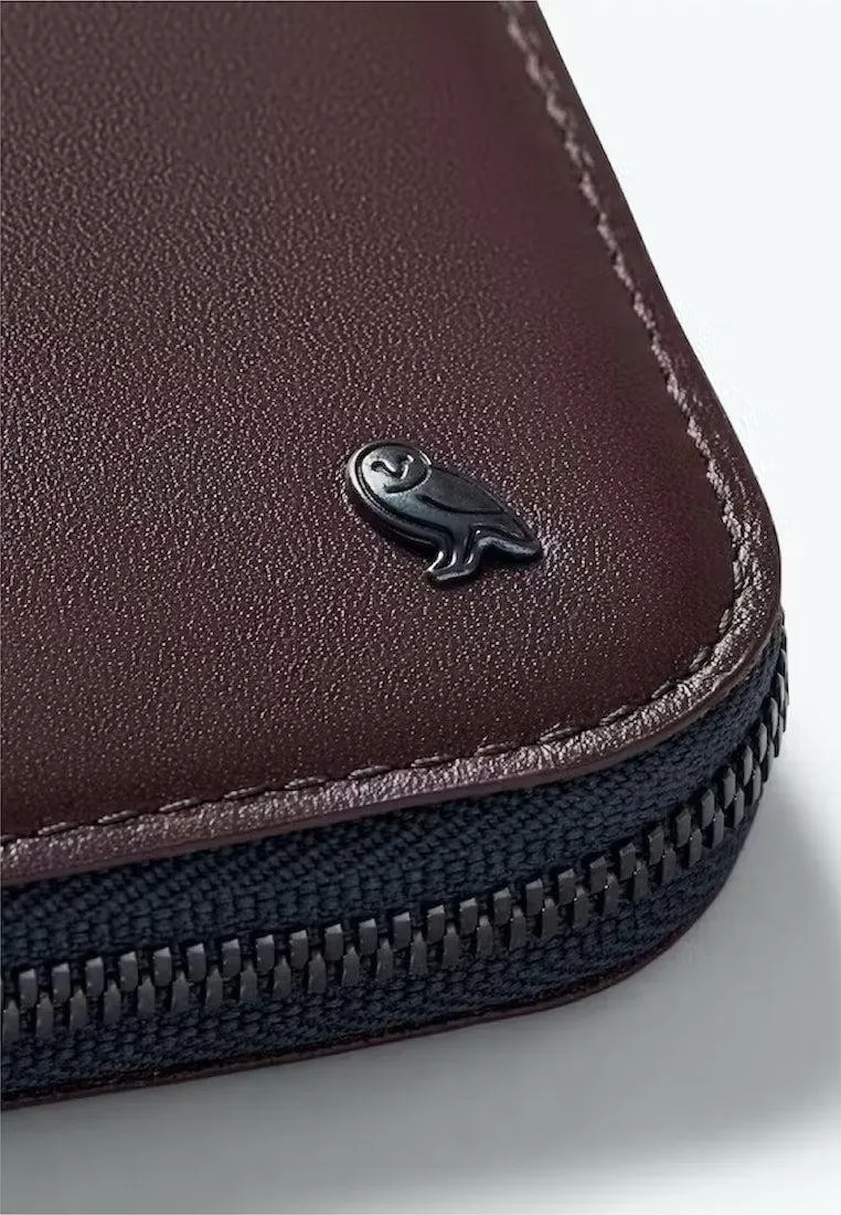 Bellroy Zip Wallet Deep Plum RFID