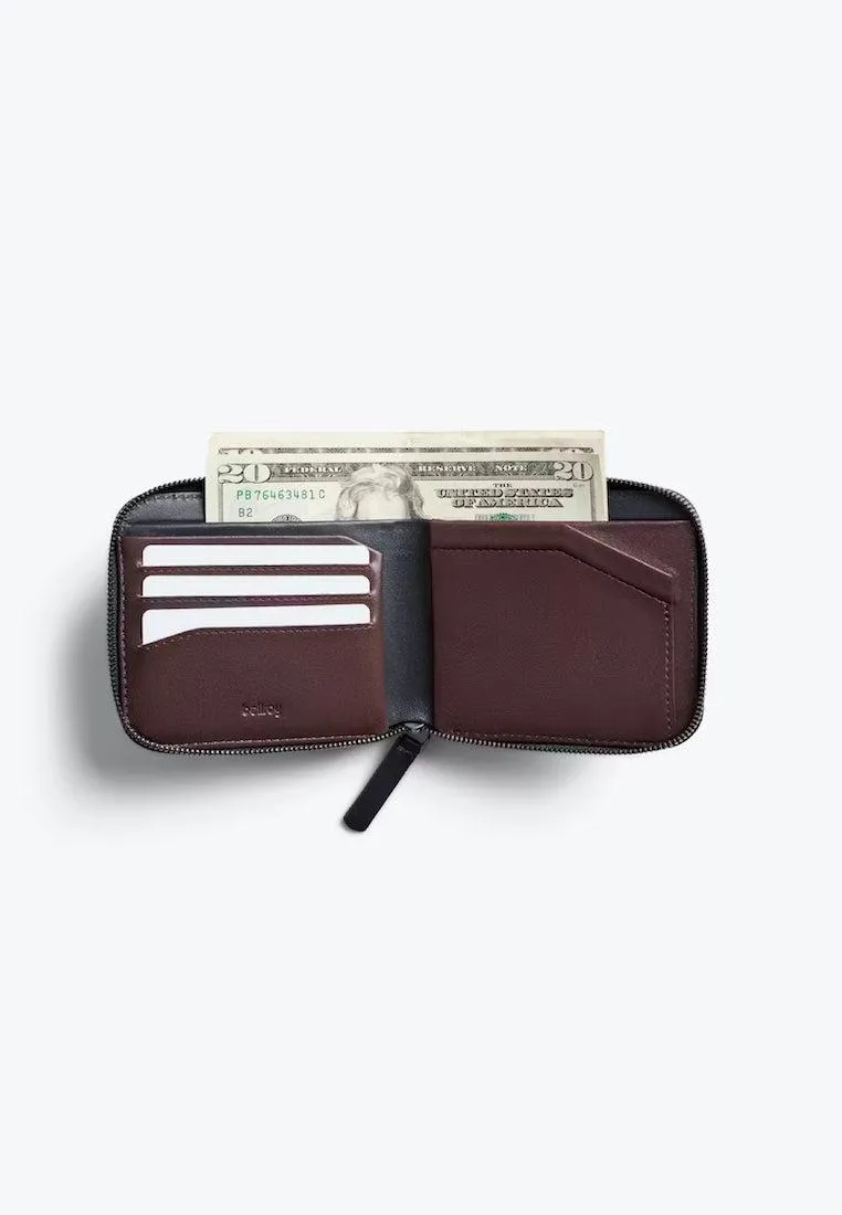 Bellroy Zip Wallet Deep Plum RFID