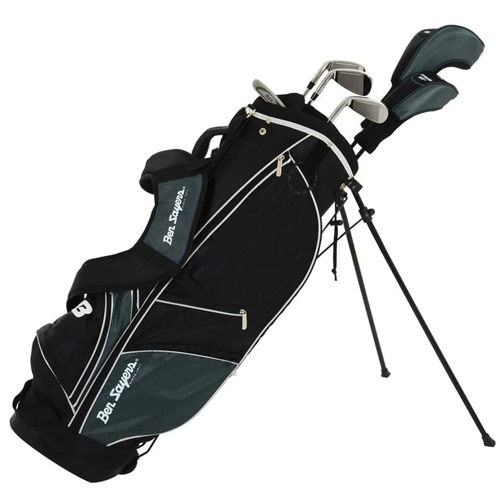 Ben Sayers M8 7-Piece Stand Bag Package Set - Black - Steel