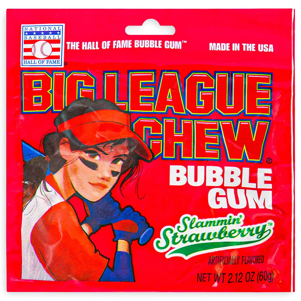 Big League Chew Slammin' Strawberry