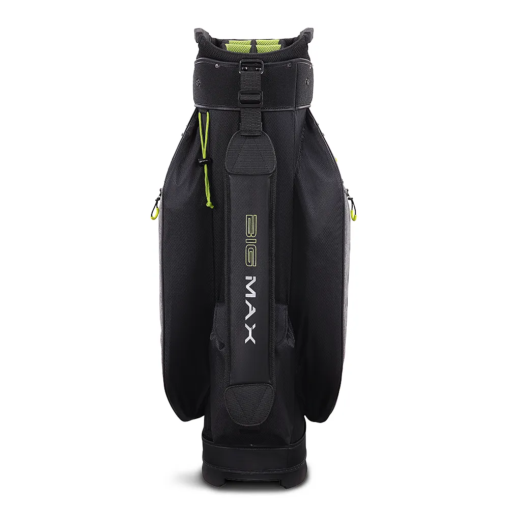 Big Max Dri Lite Style Cart Bag - Storm Charcoal/Black/Lime