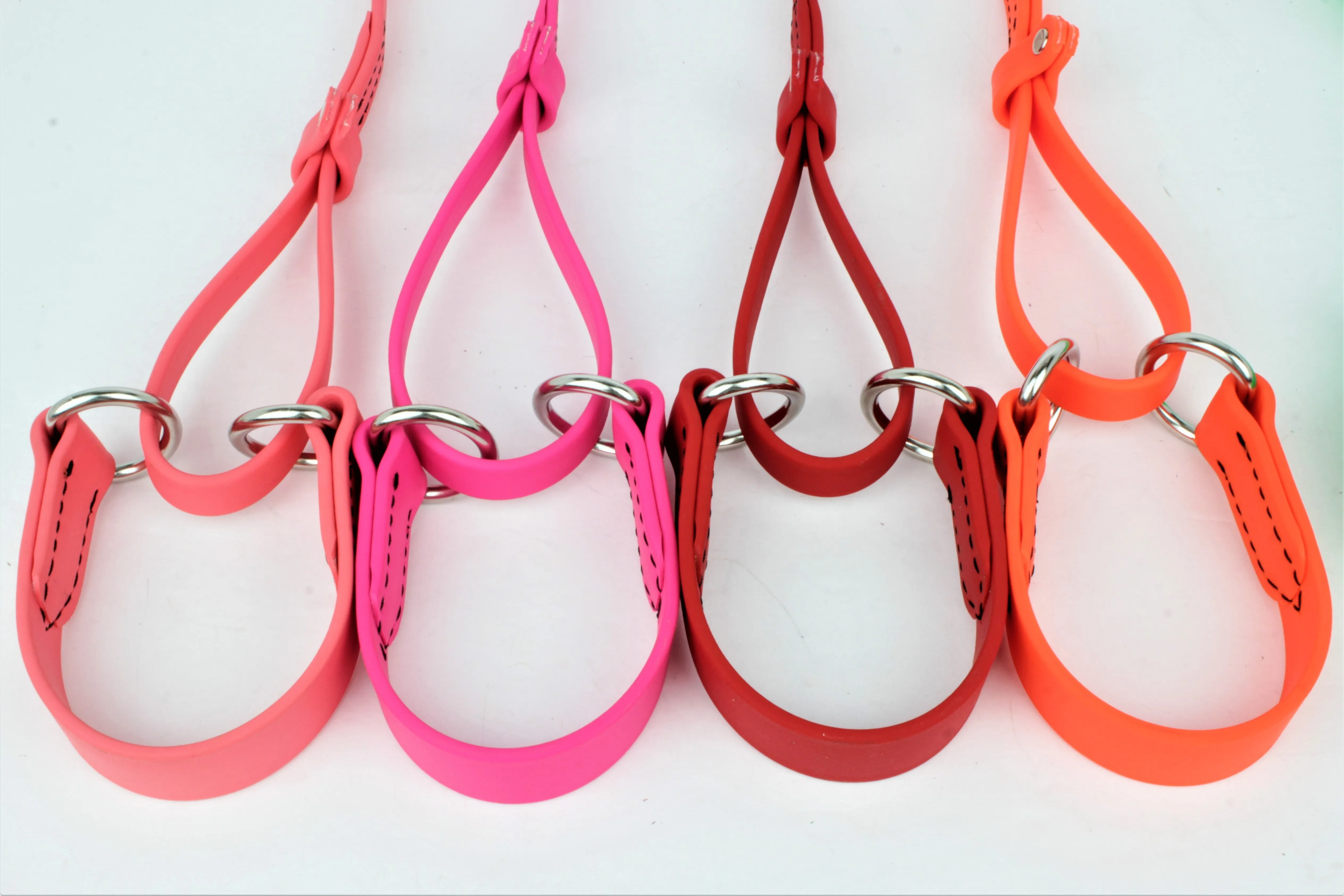 BioThane Sighthound Style Solid Color Martingale Leash