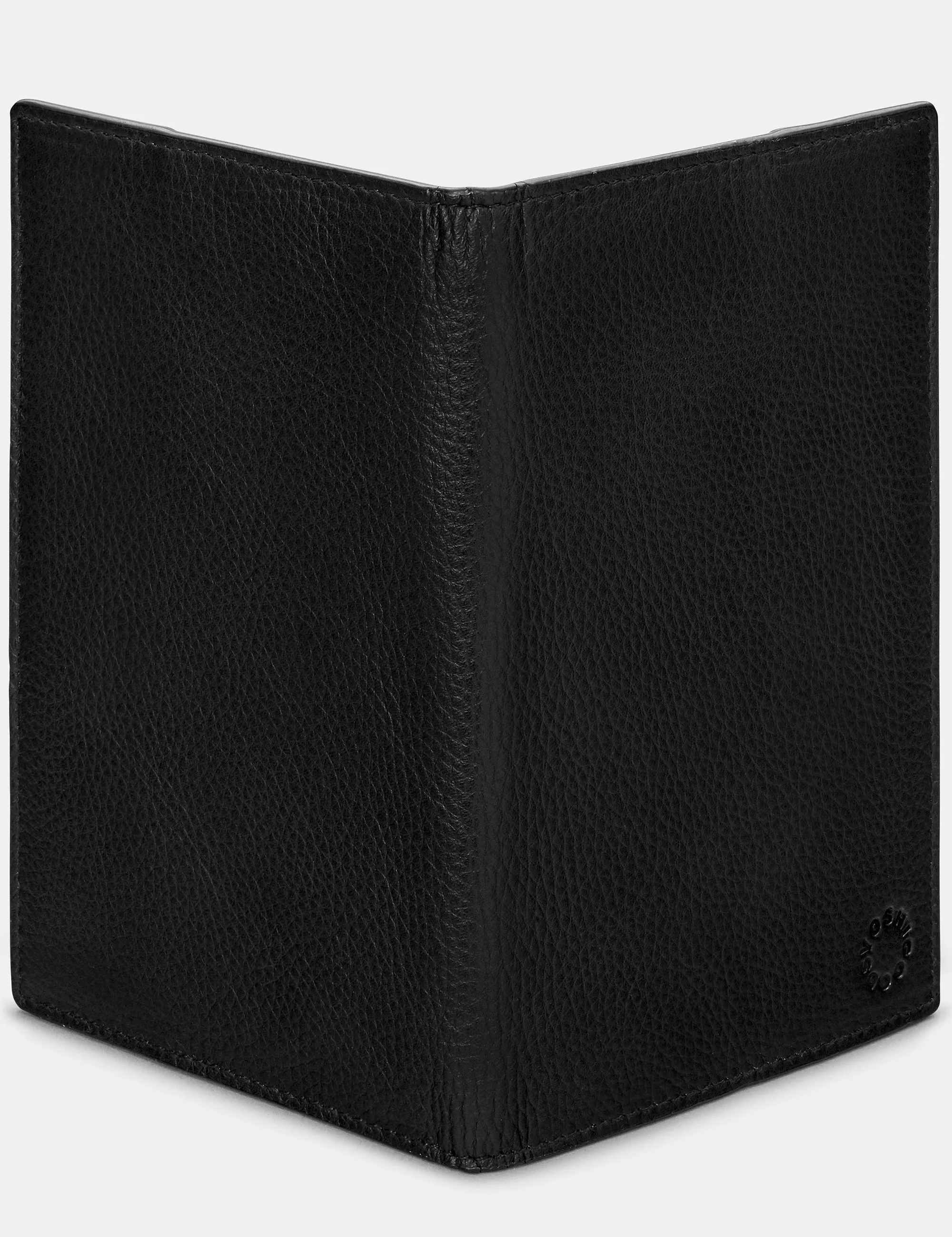 Black Leather Golf Scorecard Holder