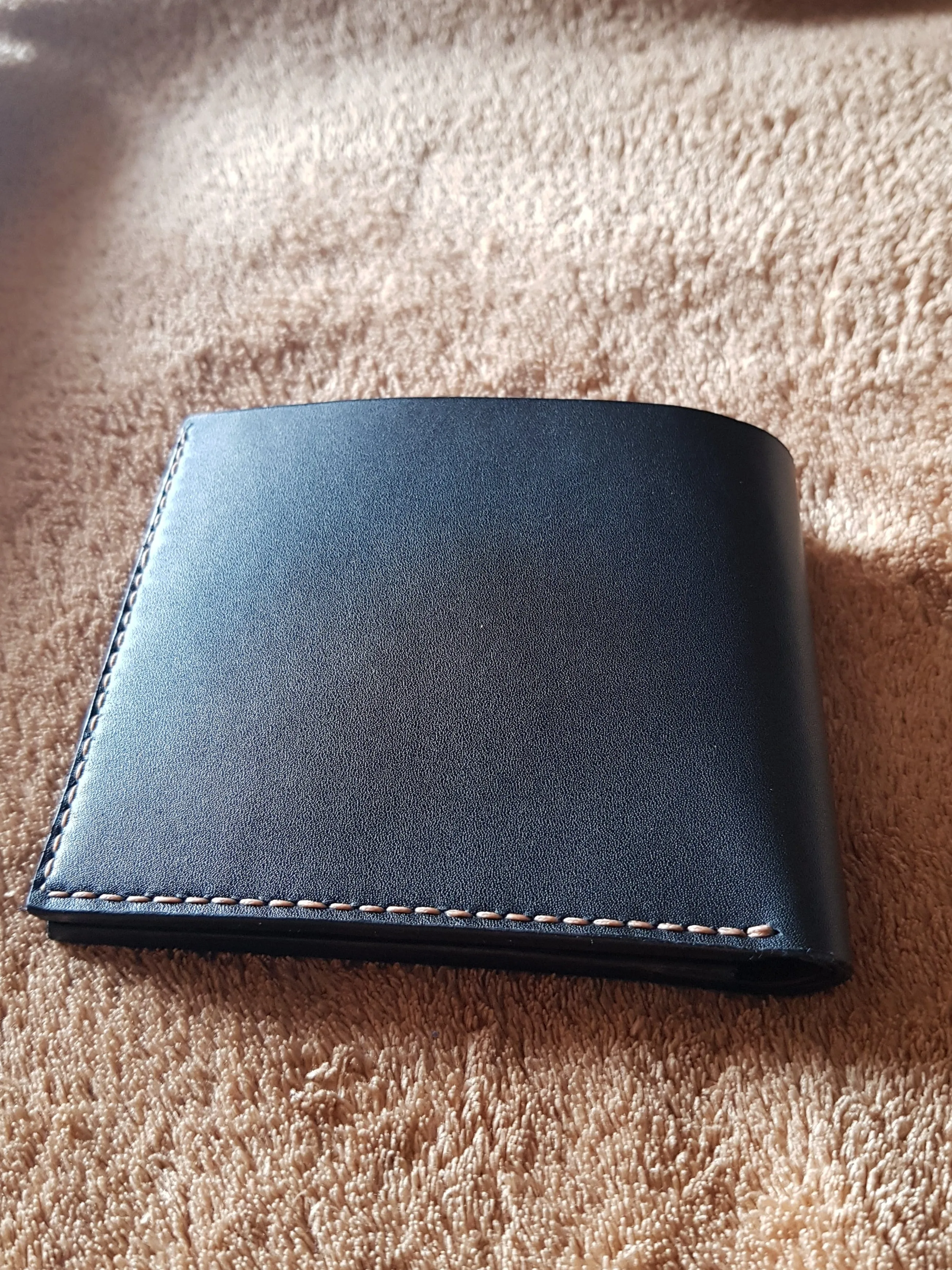 Black leather wallet