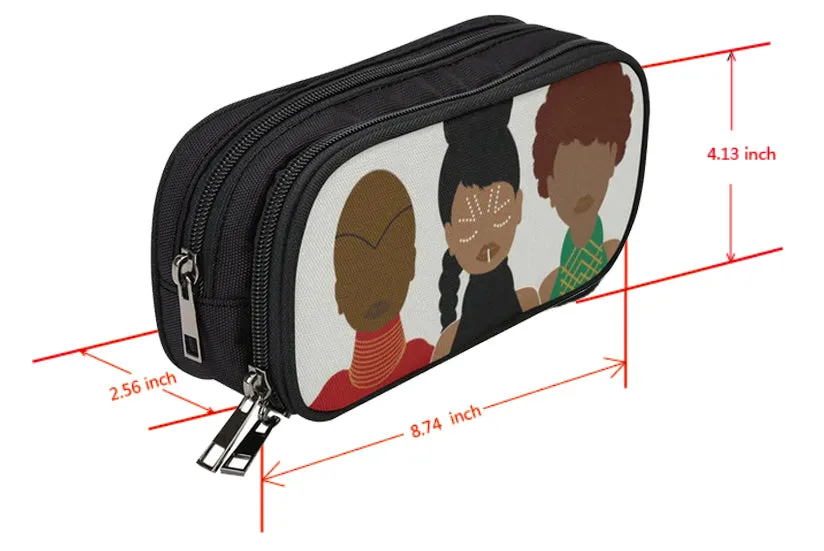 Black Princess Cosmetic/Toiletry/Pencil Bag