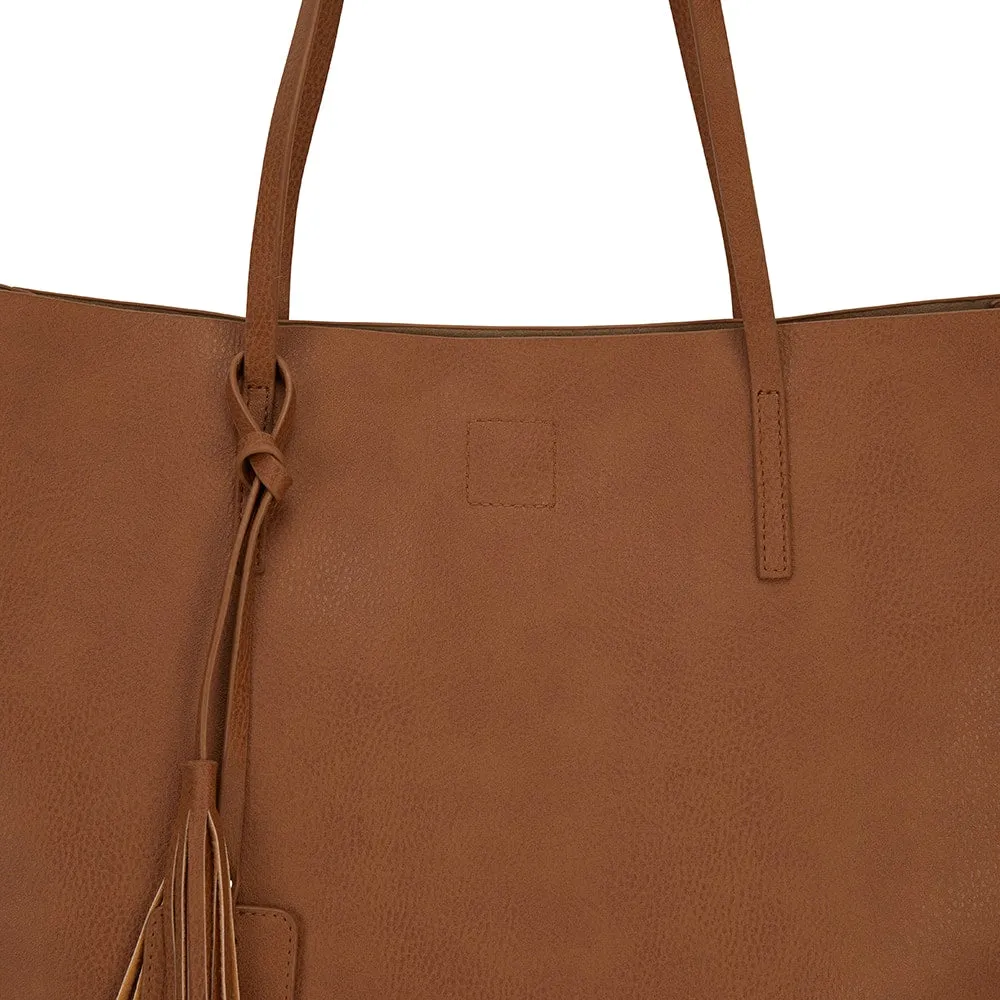 Bobbi Handbag in Tan Smooth