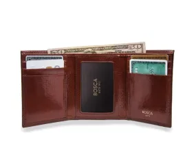 Bosca Old Leather Double I.D. Trifold Wallet