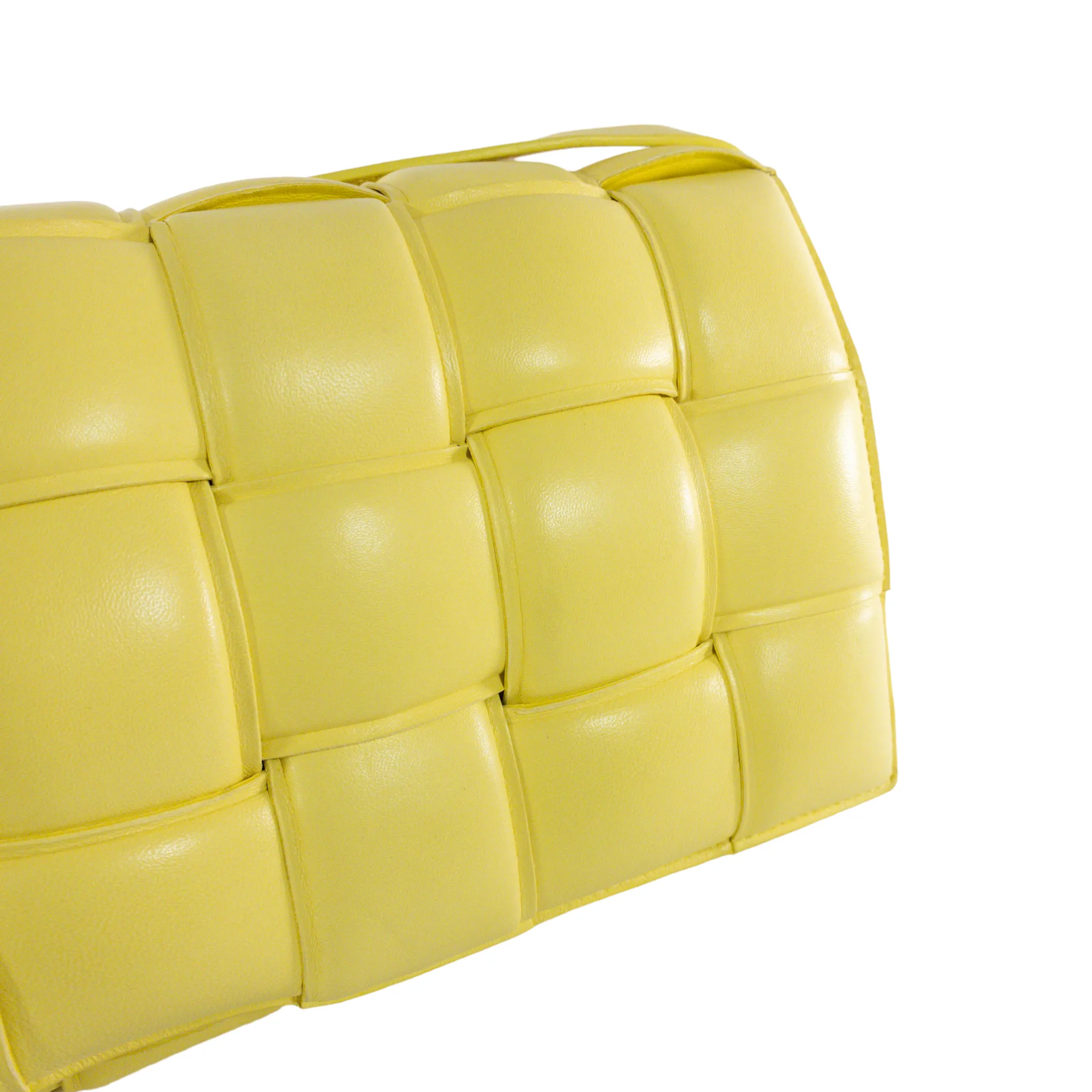 Bottega Veneta Yellow Padded Cassette Bag