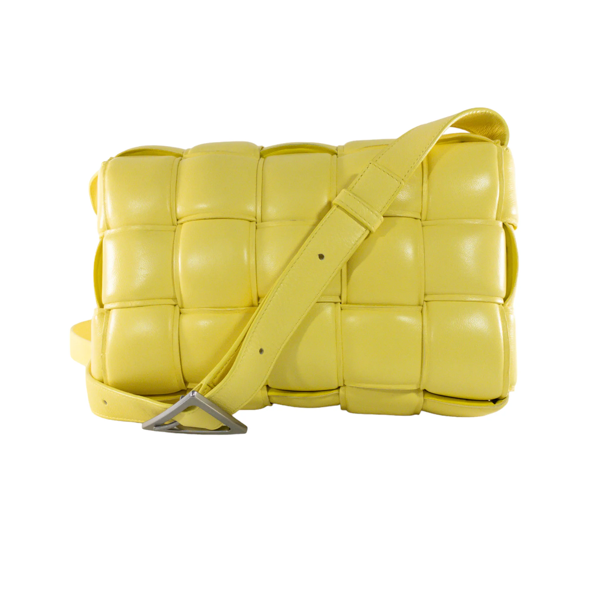 Bottega Veneta Yellow Padded Cassette Bag