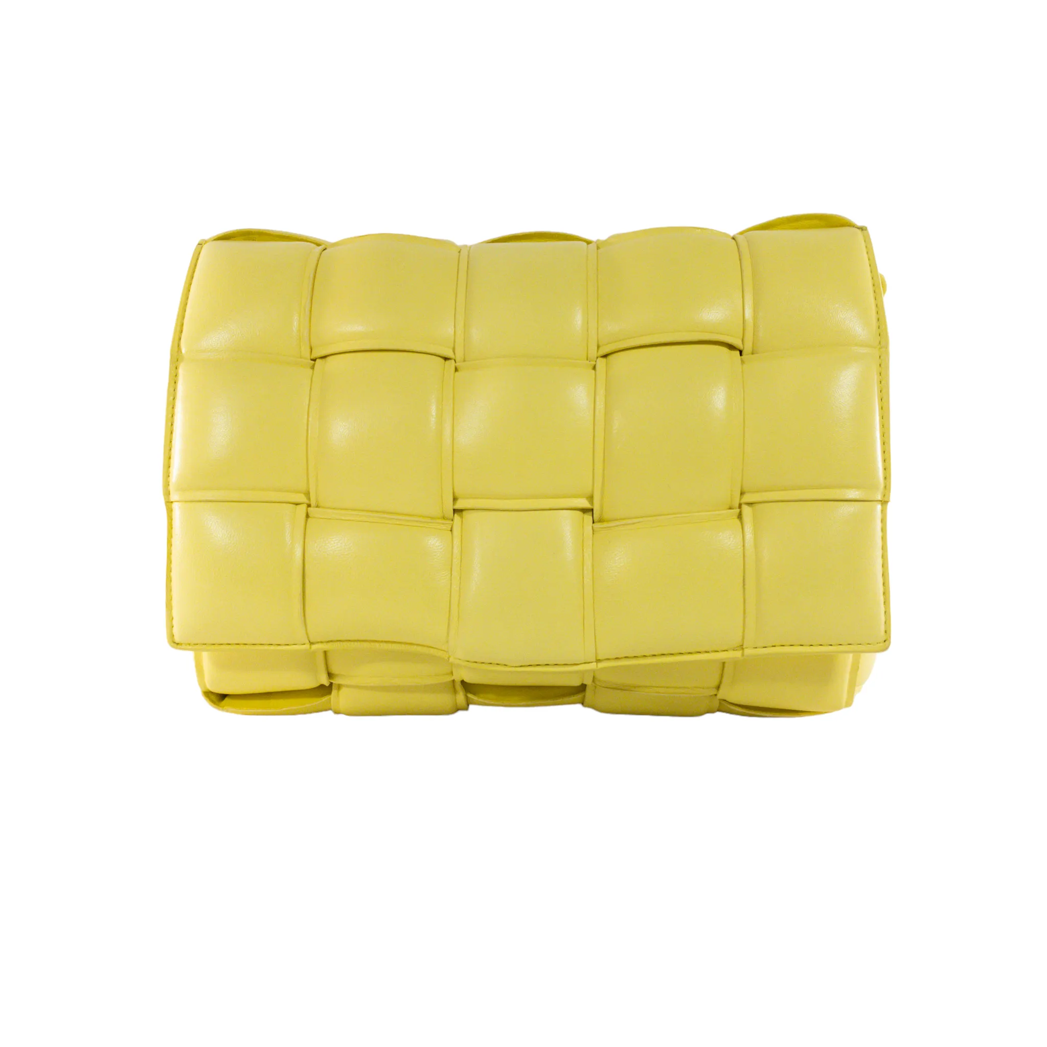 Bottega Veneta Yellow Padded Cassette Bag