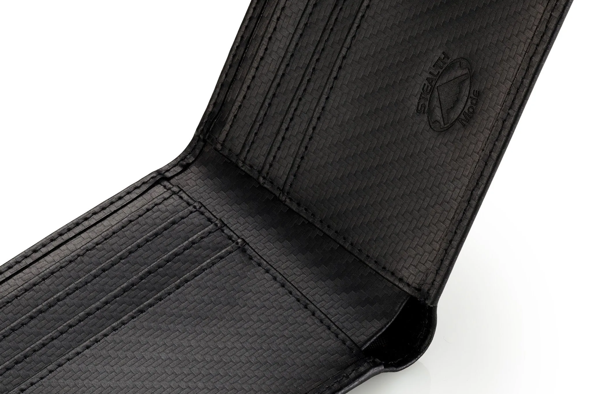 Carbon Fiber RFID Wallet With Flip Out ID Window and 12 Card Slots