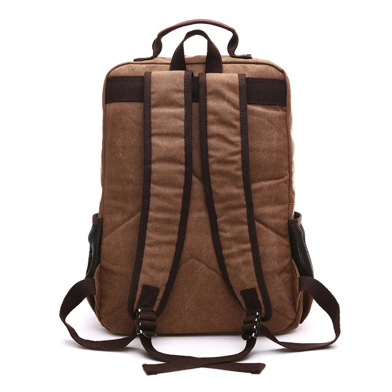 Casual Canvas Travel Student Backpack 8678