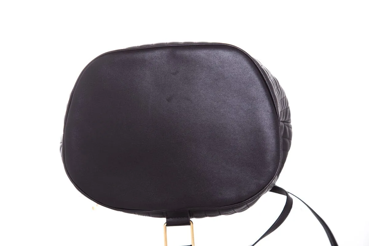 Celine Black Quilted Calfskin Backpack