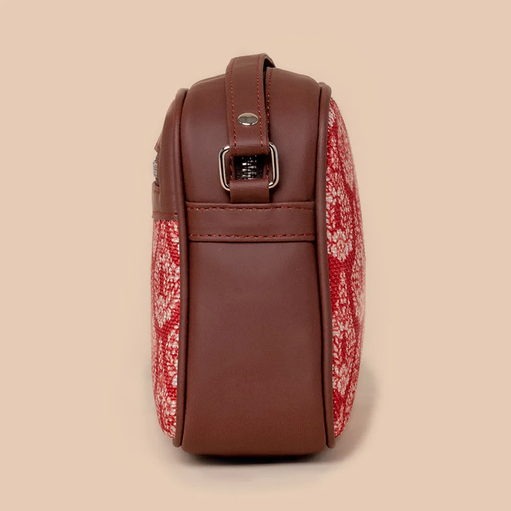 Chanderi Phool Sling Bag