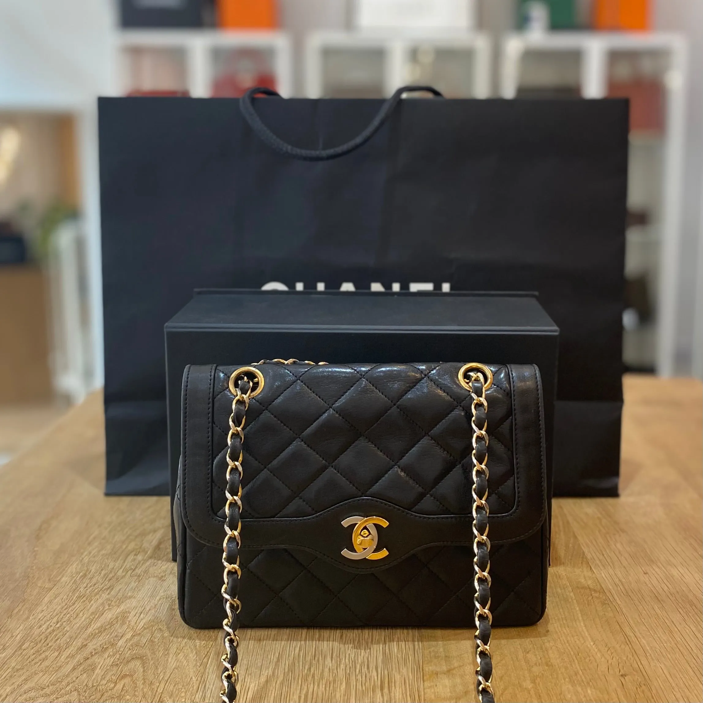 Chanel Vintage Paris Limited Edition Double Flap