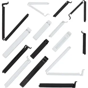 Chef Aid Bag Seal Clips Black & White - 15 Pack