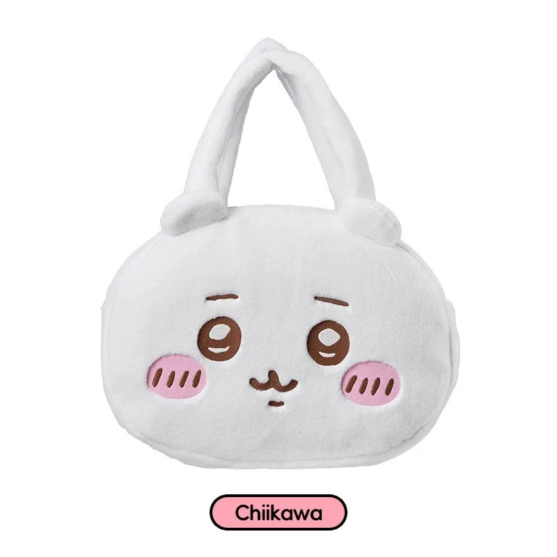 ChiiKawa X Miniso | ChiiKawa Hachiware Usagi Big Head Plush Bag - Kawaii items Room Decoration