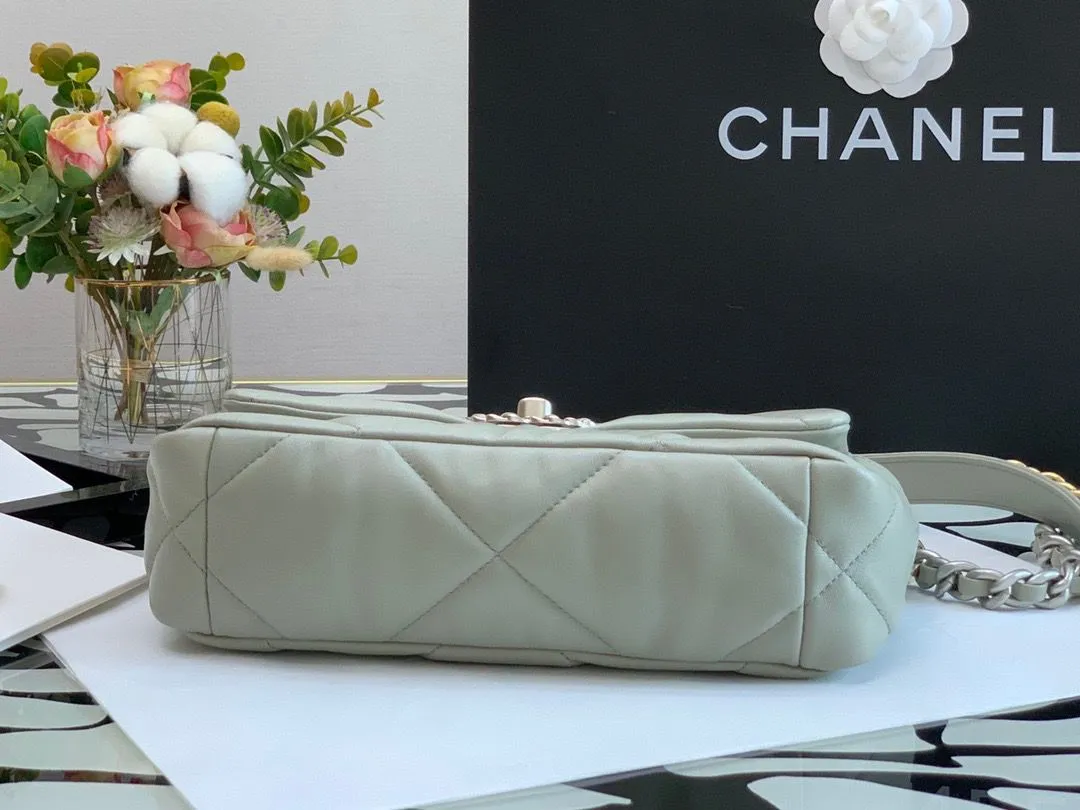 CHL Classic Flap Bag Grey For Women 10.2in/26cm