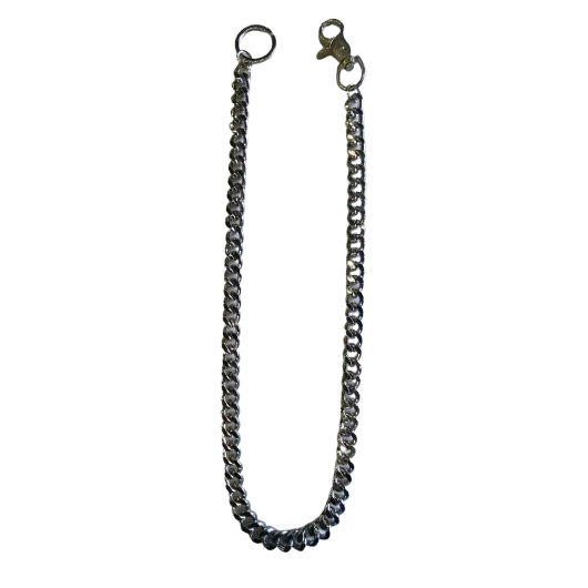 Chrome Medium Link Wallet Chain 30"