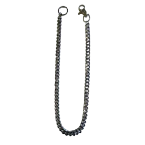 Chrome Medium Link Wallet Chain 30"