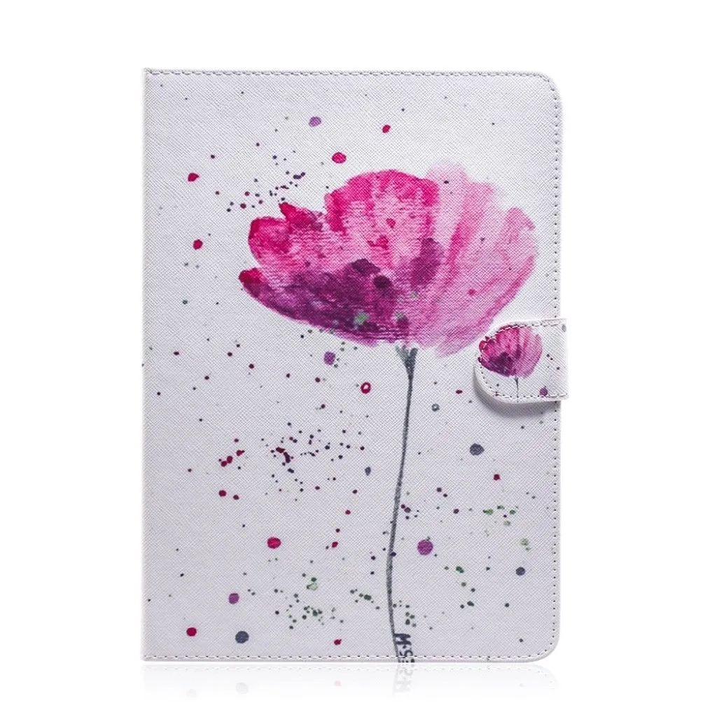 Cool pattern leather flip case for Samsung Galaxy Tab A7 10.4 (2020) - Beautiful Flower