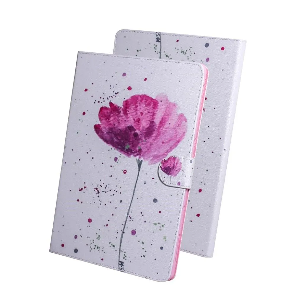 Cool pattern leather flip case for Samsung Galaxy Tab A7 10.4 (2020) - Beautiful Flower