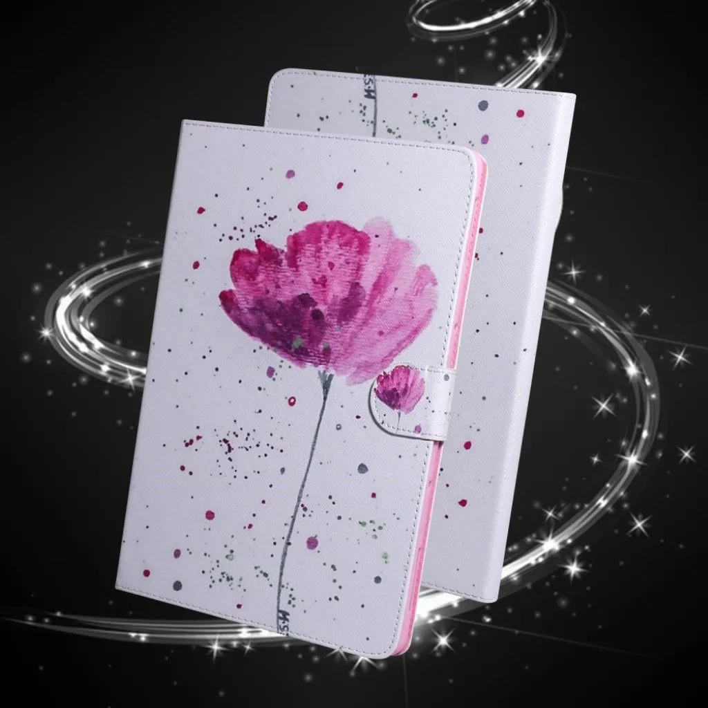 Cool pattern leather flip case for Samsung Galaxy Tab A7 10.4 (2020) - Beautiful Flower