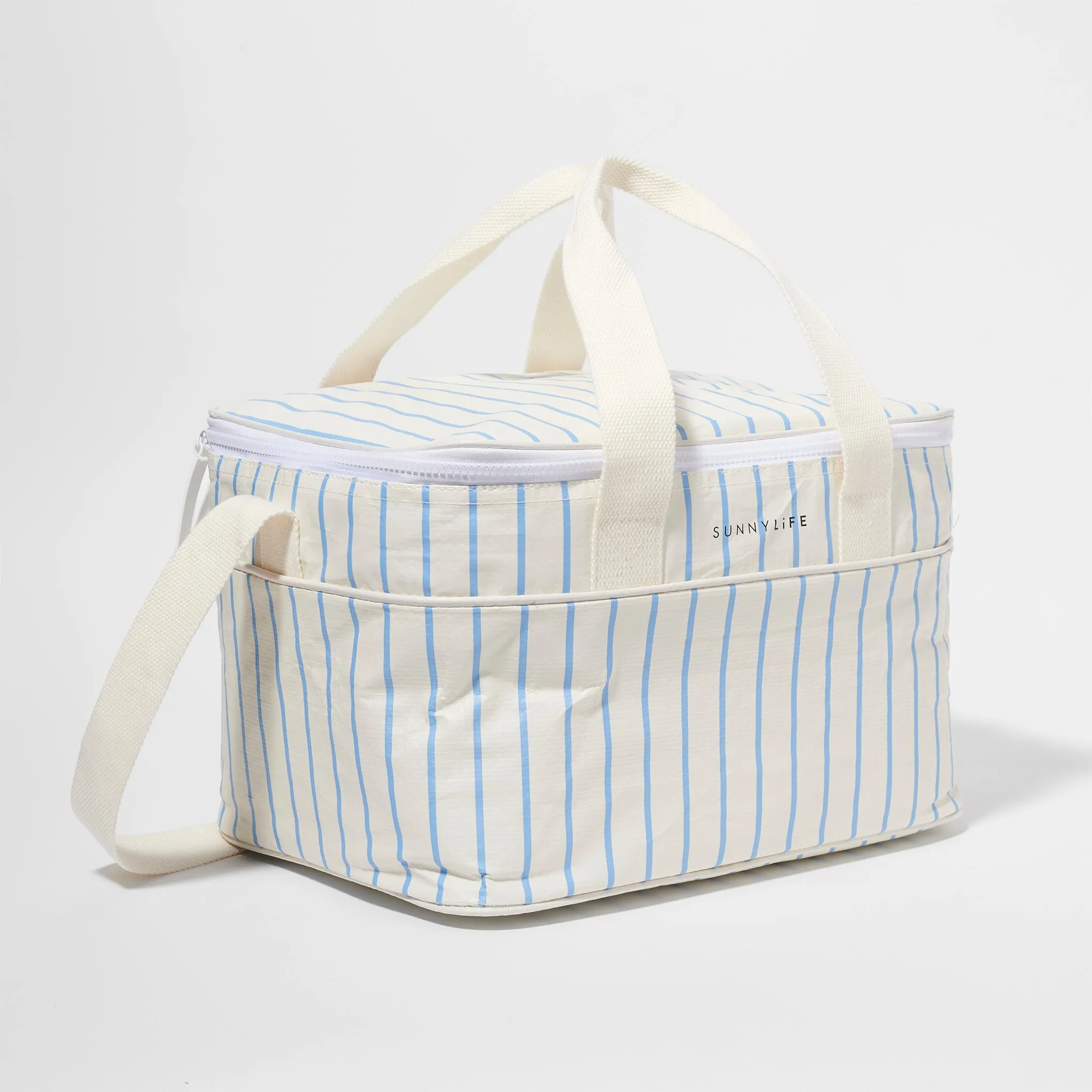 Cooler Bag | Le Weekend Mid Blue-Cream