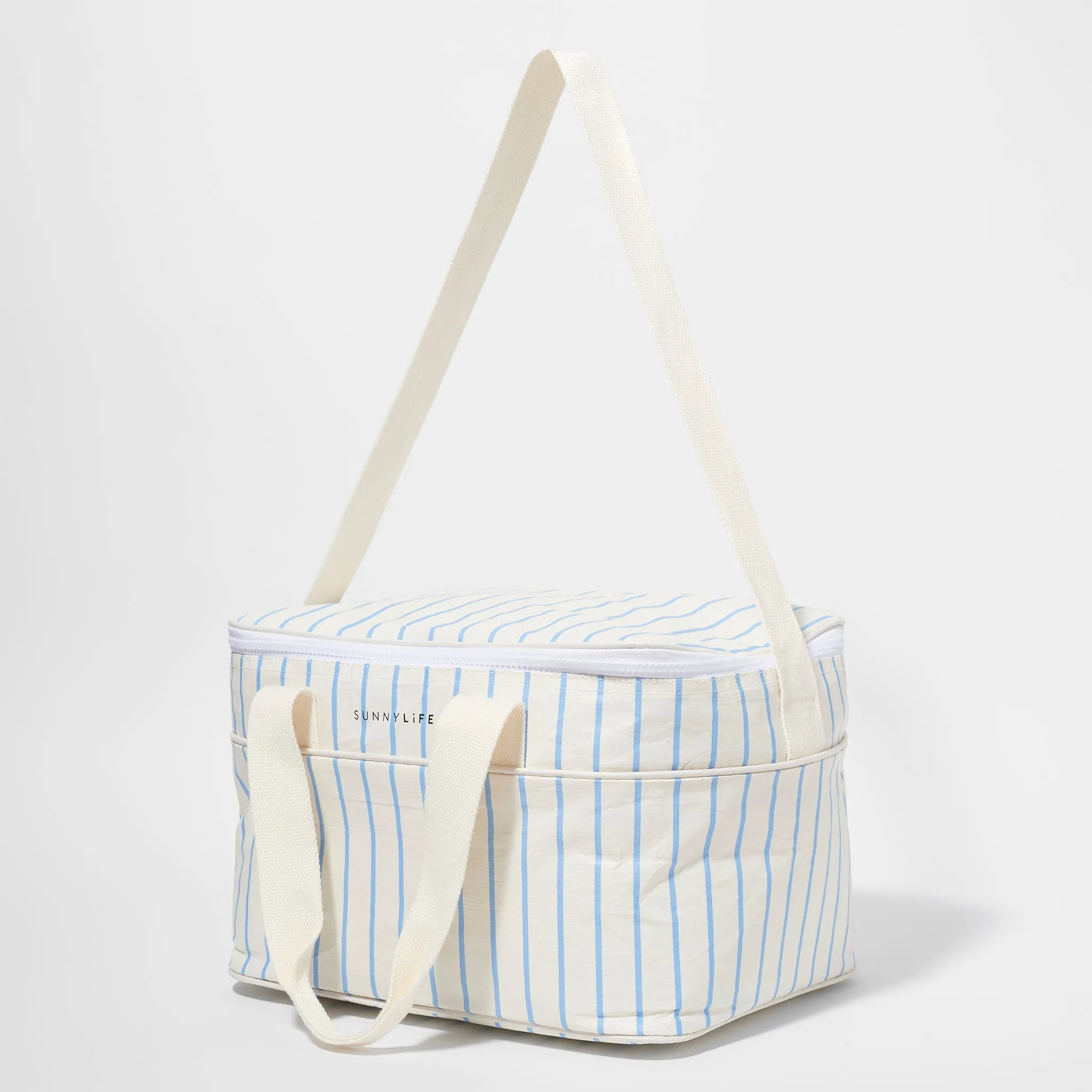 Cooler Bag | Le Weekend Mid Blue-Cream