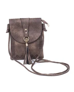 Cross Body Bag B5718-4 BROWN