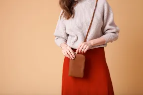 Cross-body Bag in Cognac