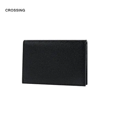 Crossing Elite Leather Leather Card Case With Magnet Closure RFID