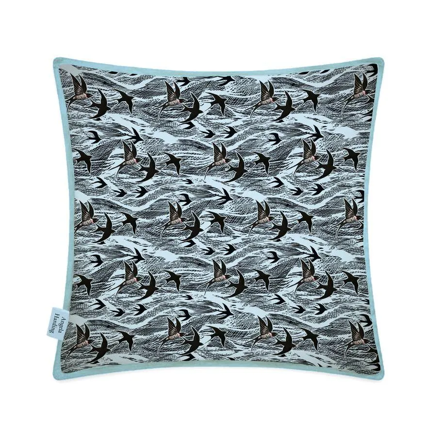 Cushion - Swallow & Sea