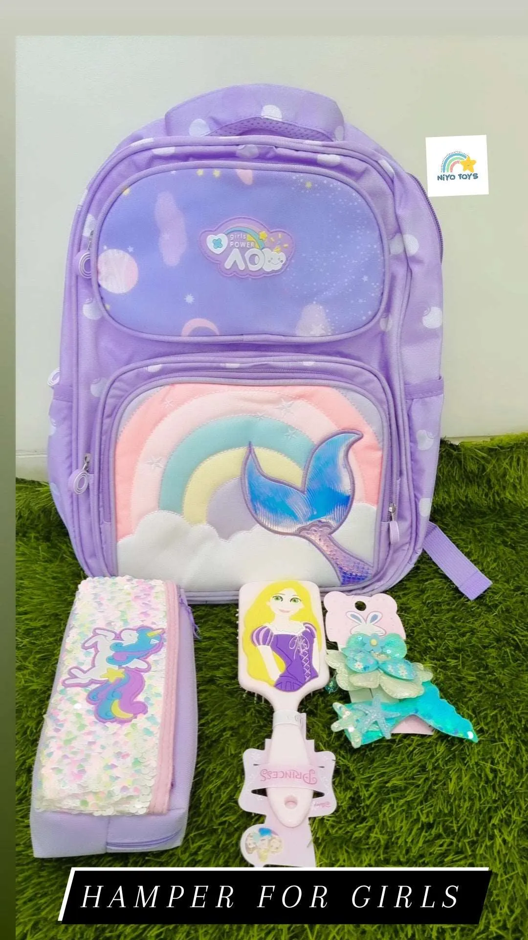 Cute high quality bag pack and accessories