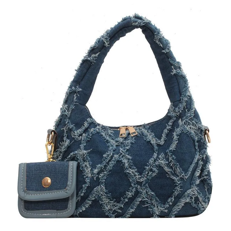 Denim Handbag Unique Clutch Bag